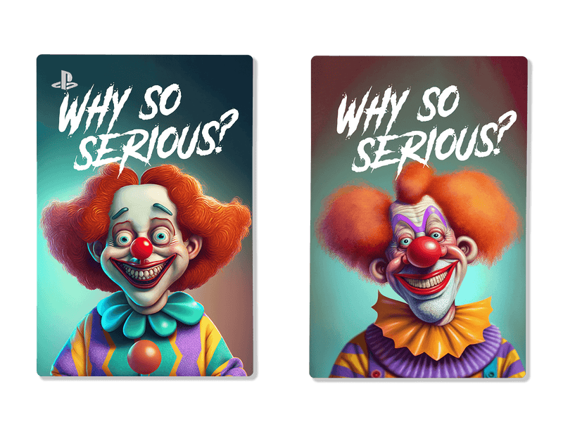 PS5 Skin - Clown - King Controller